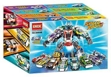 Hộp sản phẩm bộ đồ chơi lắp ráp Speed Faith Racing LWCK 60045