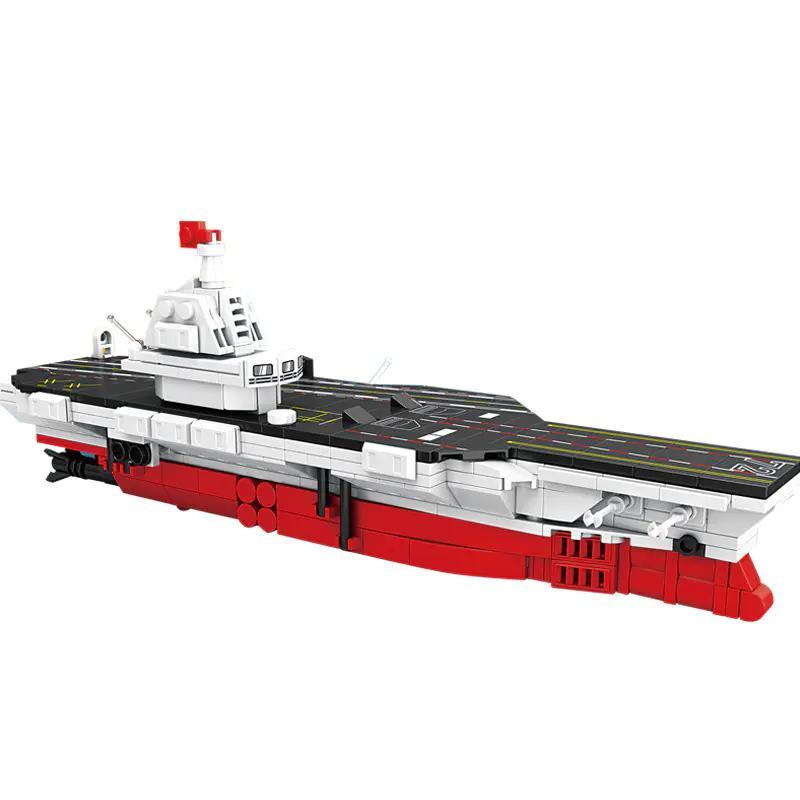 bộ lắp ghép Tàu sân bay 003 Phúc Kiến LWCK 90068 chất lượng cao cho con trai 6 tuổi giá tốt