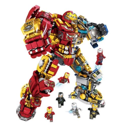 Bộ đồ chơi Iron Hero LY 76078 Robot chiến đấu với 1876 mảnh ghép chi tiết, dành cho bé trai 6 tuổi