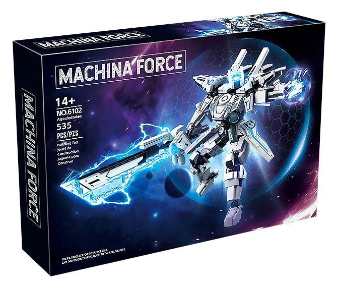 Machina Force 6102 King Mecha 夏侯惇 Bão Tố Bộ lắp ráp 535 mảnh