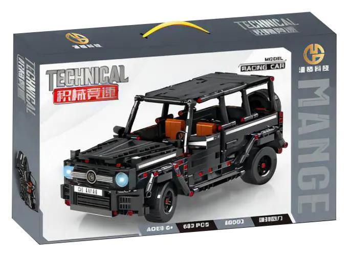 Bộ lắp ghép Xe địa hình Mercedes-Benz G36-AMG Mange 88003 giá tốt, phù hợp bé trai 6 tuổi, ảnh hộp sản phẩm chính diện.