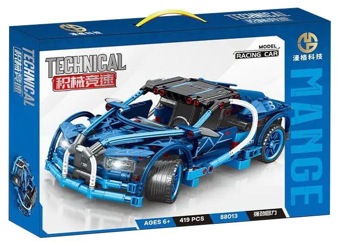 bộ lắp ghép Xe Bugatti Đua Kéo Lùi Mange 88013 giá tốt cho bé trai 6 tuổi