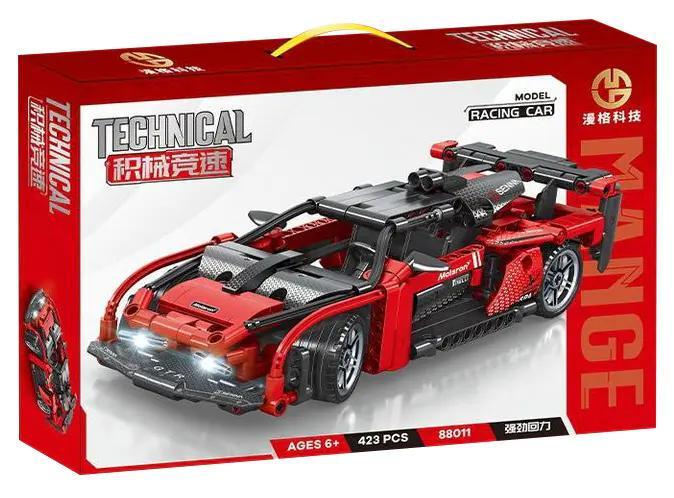 bộ lắp ghép Xe Đua McLaren MANGGE 88011, đồ chơi lắp ráp siêu xe cho bé trai 6 tuổi, giá tốt