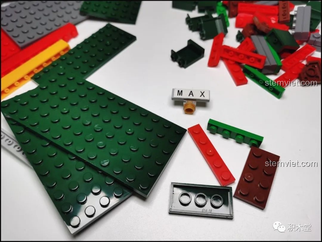 Các mảnh ghép 'High-brick' chất lượng cao của bộ lắp ghép Wekki 506002 Vườn Thượng Uyển Bốn Mùa: Cảnh Xuân - Quan Gia Lập Kỳ