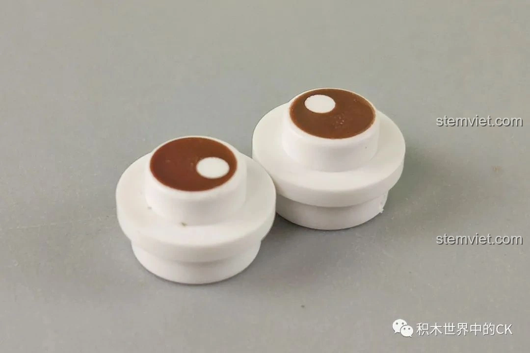 Chi tiết mảnh ghép in hình mắt của bộ lắp ráp hộp nhạc vòng quay kỳ diệu JAKI