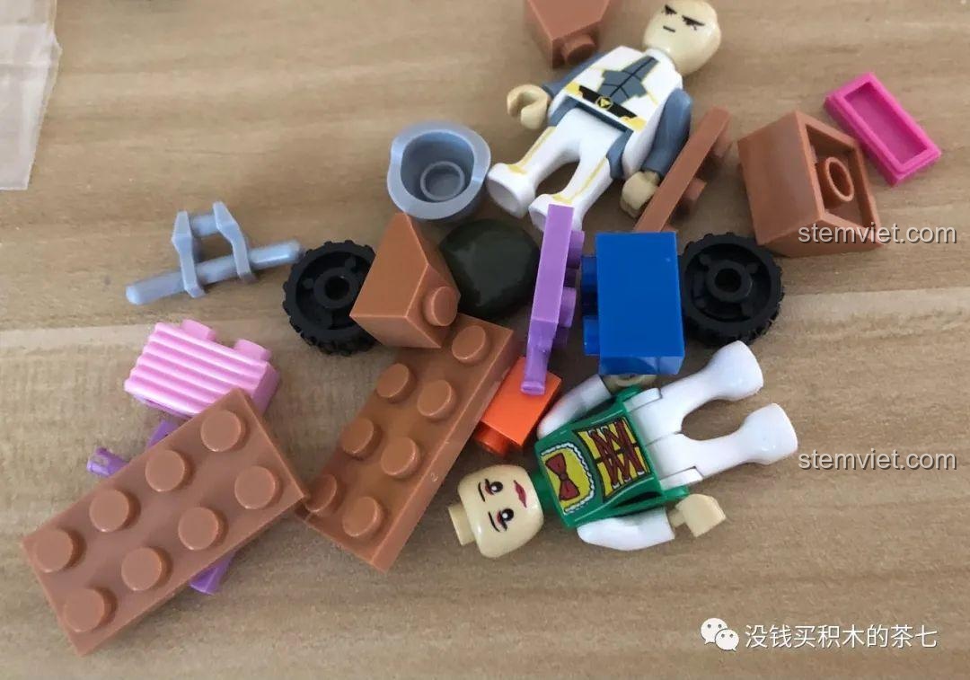 Các mảnh ghép và minifigure ngẫu nhiên từ hộp 