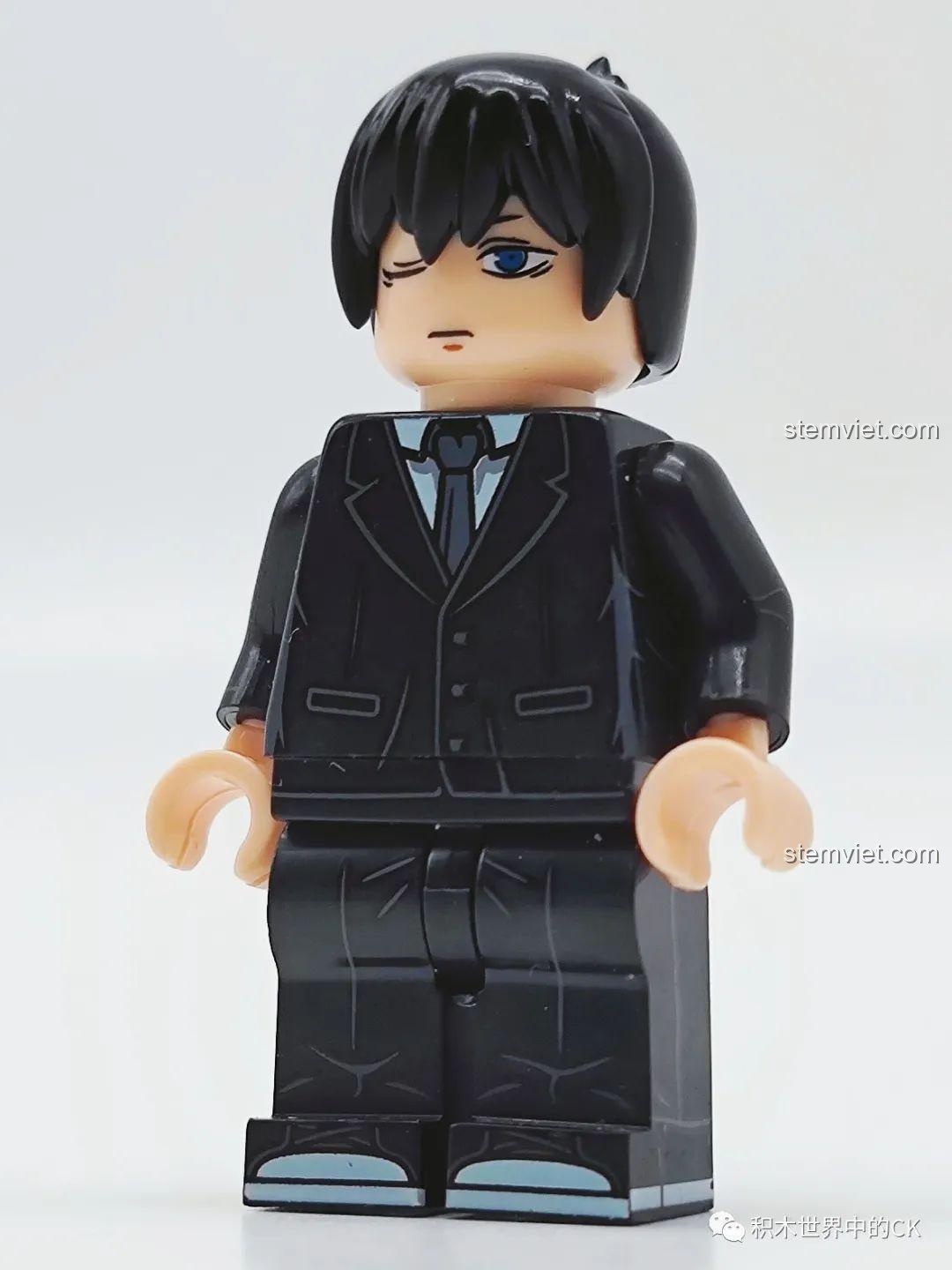 Mặt sau minifigure Hayakawa Aki (XP-511) trong bộ KORUIT KT1067.