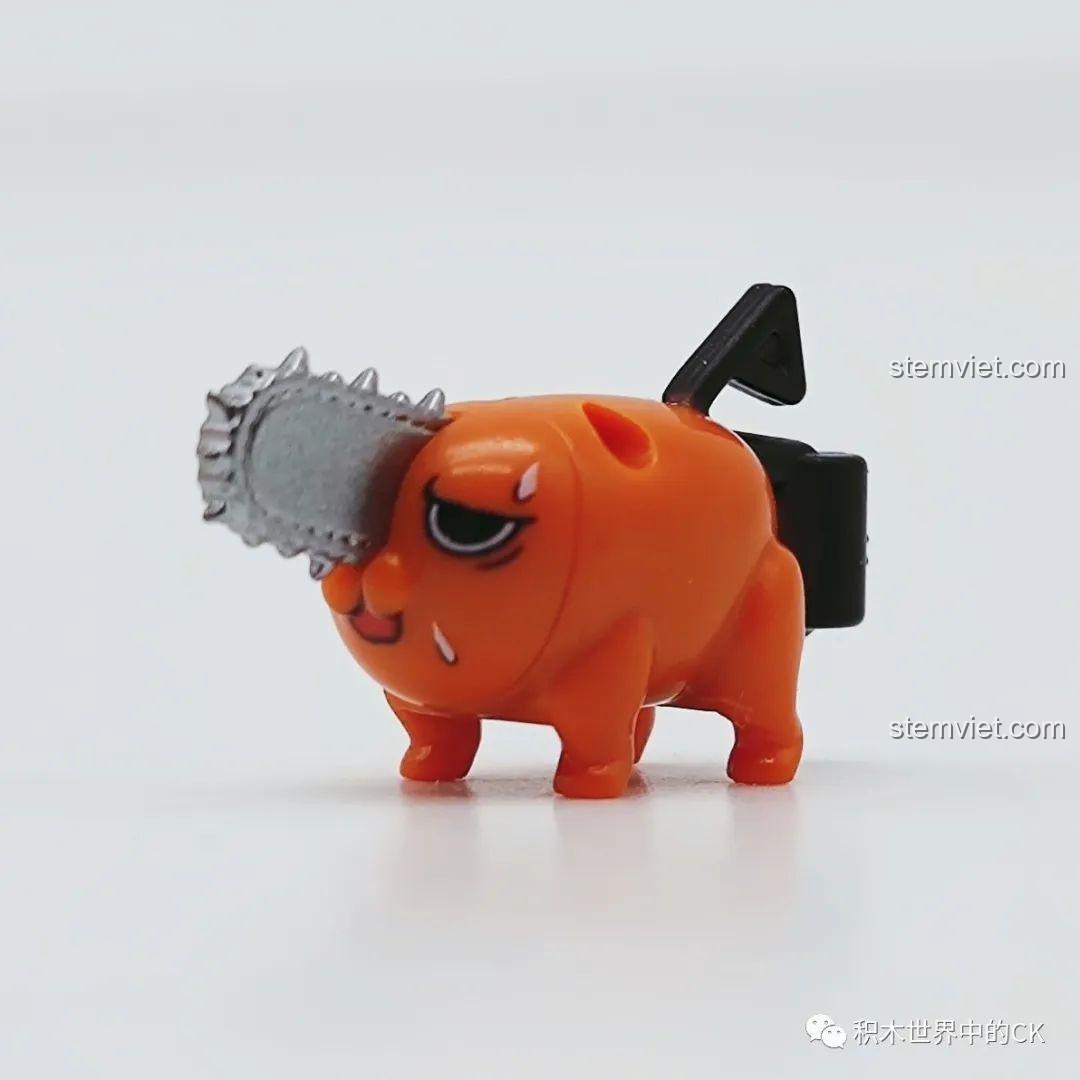 Mặt sau minifigure Power (XP-507) trong bộ KORUIT KT1067.