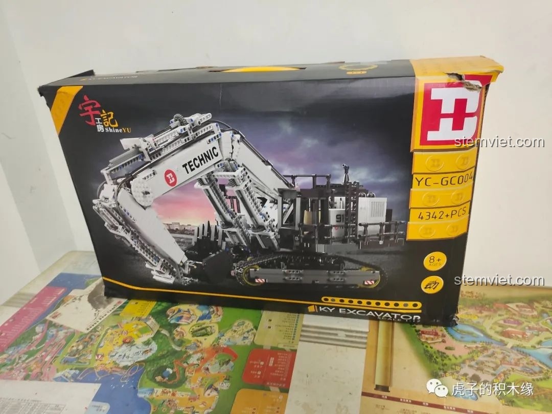 Các túi mảnh ghép máy xúc Hitachi EX1200-7 phiên bản lắp ráp YC-GC004 từ HAPPY BUILD