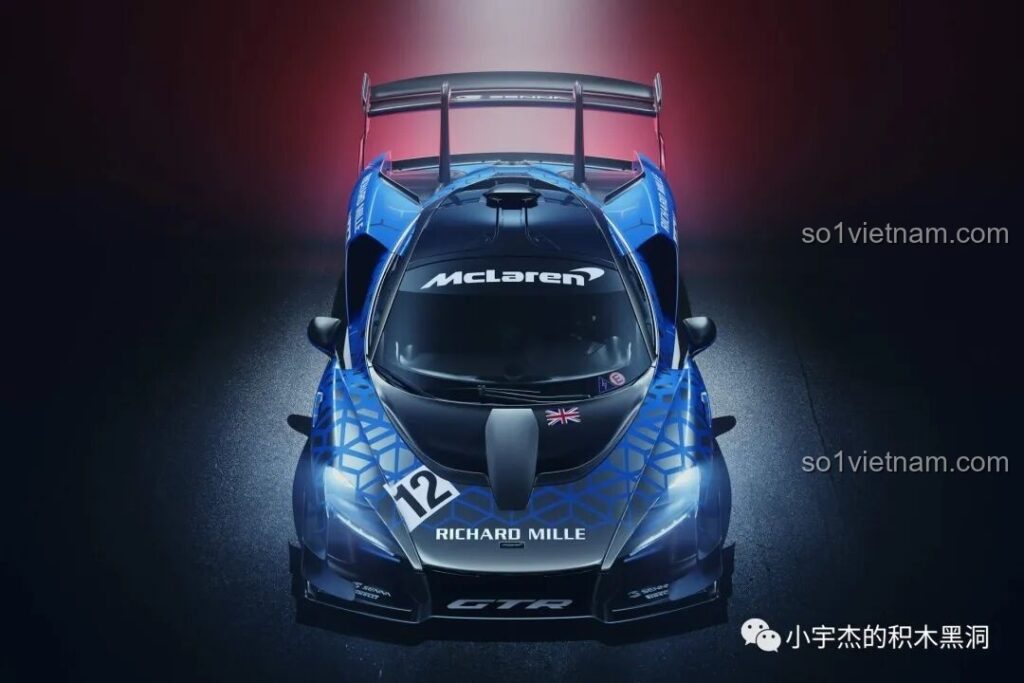 Hình ảnh siêu xe McLaren Senna GTR thật, nguồn cảm hứng cho bộ lắp ráp PanlosBrick 673002 với tốc độ kinh hoàng.