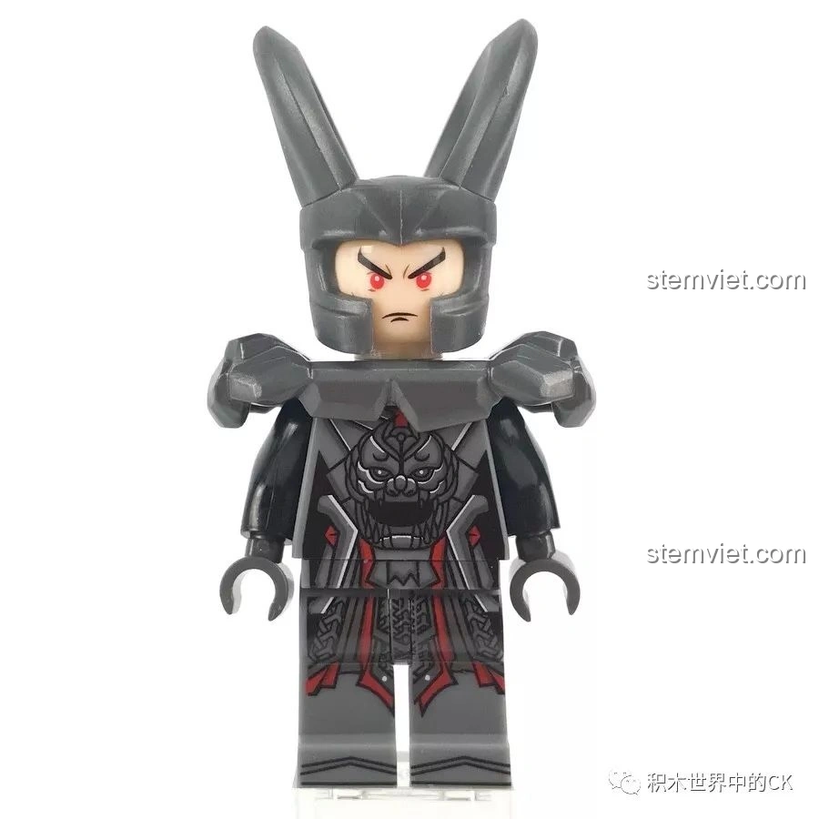 Mặt sau của Mô hình Mecha Lữ Bố SEMBO 11861, với thiết kế độc đáo và các chi tiết giáp.