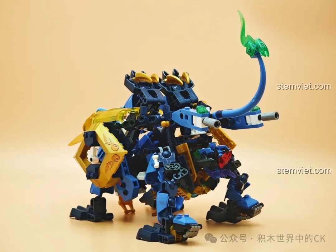 Mô hình Mecha Thần Thú Huyền Vũ F5A0004 sau khi biến hình thành dạng Rùa-Rắn.