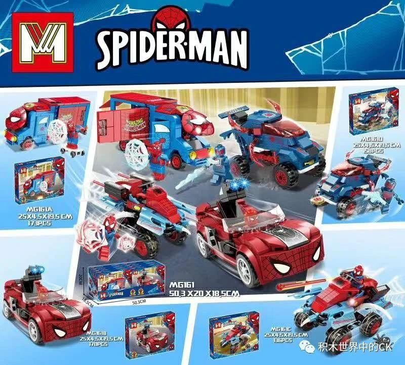 Bộ đồ chơi Spider-Man MG161A - Xe tải Spider-Man