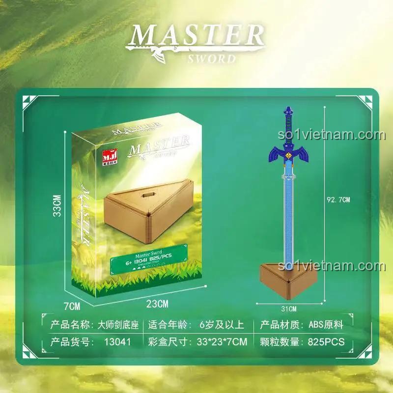 Hộp và Mô hình Kiếm Chủ Sư Mijie 13041-2