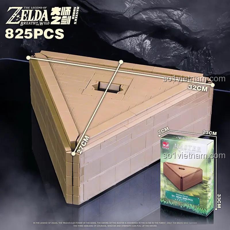 Kích thước hộp và mô hình Kiếm Chủ Sư Mijie 13041-2