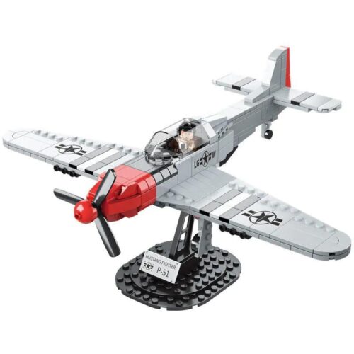 bộ lắp ghép Máy bay chiến đấu P-51 Mustang Mingdi 9039 cho bé trai 6 tuổi giá tốt