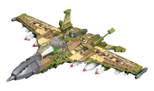 Bộ lắp ráp Mingdi K0289 Máy bay chiến đấu Thiên Hình A-80Y thiết kế ngụy trang, mô hình máy bay tiêm kích A-80Y 529 mảnh ghép cho bé trai 6 tuổi, đồ chơi mô hình giá tốt.