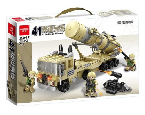 bộ lắp ghép Tên lửa đạn đạo 41 MingDi K067, đồ chơi mô hình quân sự cho bé trai 6 tuổi, giá tốt