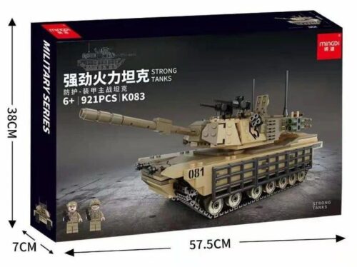 Bộ đồ chơi lắp ráp xe tăng hỏa lực mạnh mẽ Mingdi K083 921 mảnh cho bé trai 6 tuổi, chất lượng cao, giá tốt