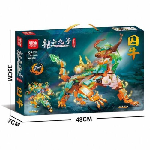 Bộ lắp ghép Rồng Tù Ngưu Mingdi K0980 771 mảnh cho bé trai 6 tuổi, đồ chơi mô hình Robot Tù Ngưu giá tốt, chất lượng cao.