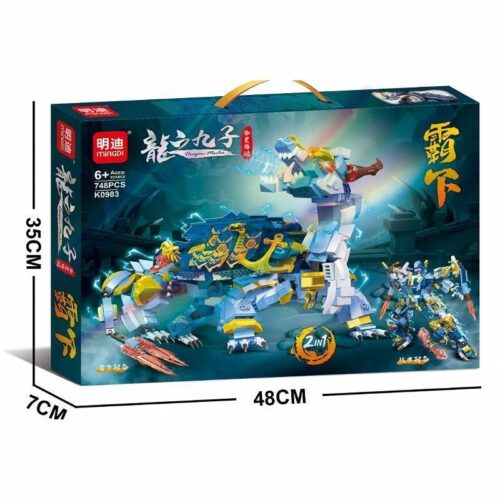 Hộp đồ chơi lắp ráp Mingdi K0983 Mecha Rồng Thần Thoại Bà Hạ cho bé trai 6 tuổi giá rẻ.