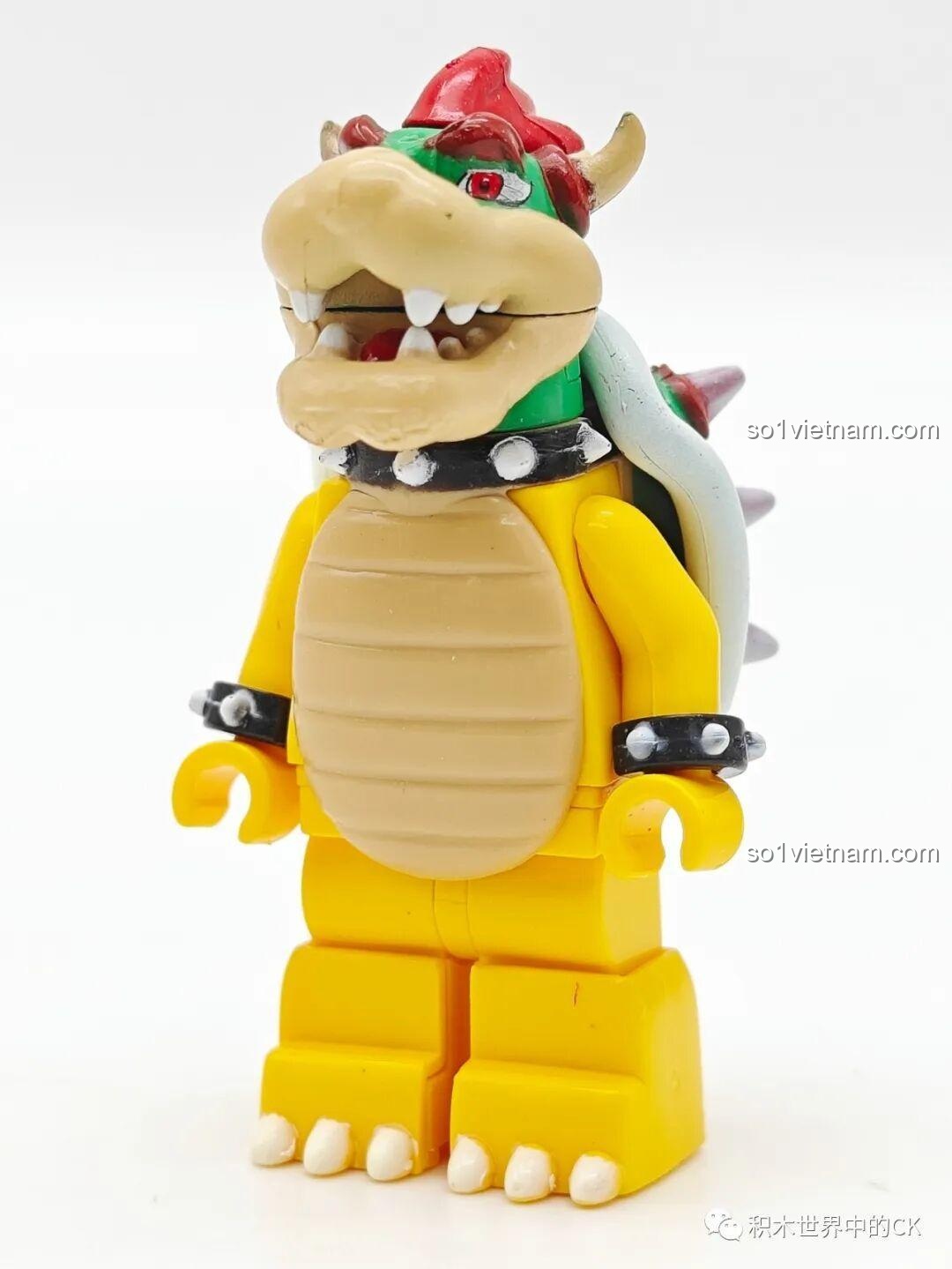 Minifigure Bowser Jr. WM6103 sau khi được lắp ráp hoàn chỉnh, một món đồ chơi chất lượng cao giá tốt.