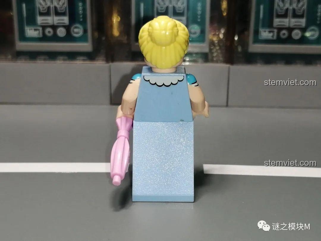 Mặt sau minifigure Piper JiSi 1701, bộ đồ chơi Minifigure Brawl Stars chất lượng.