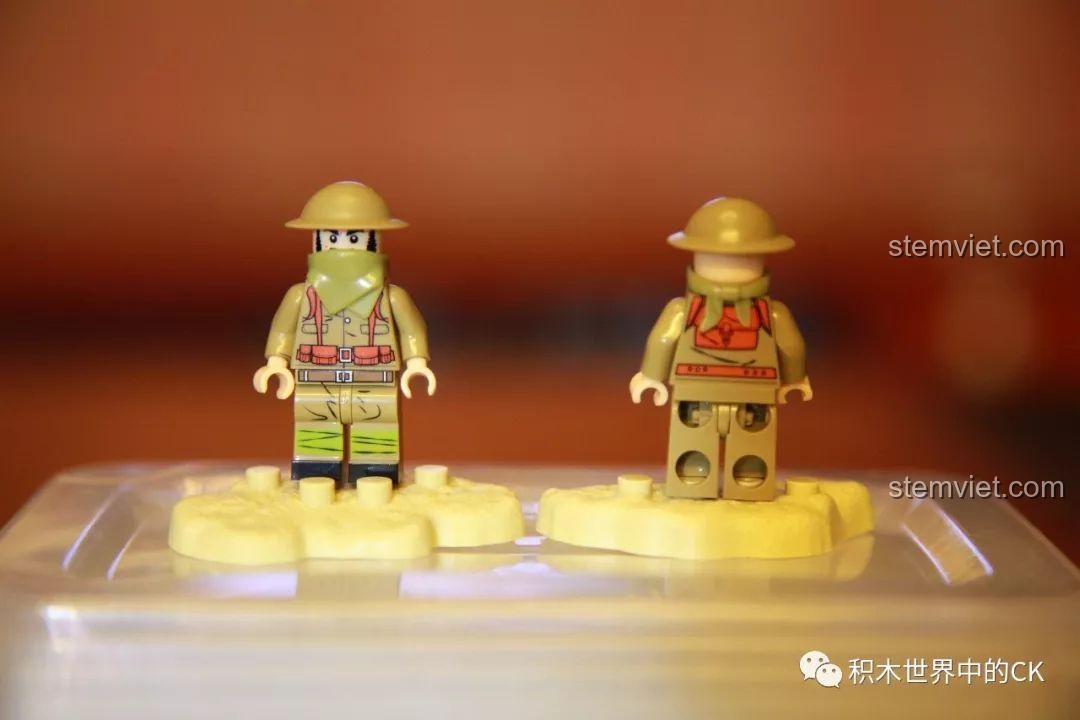Minifigure Lính bộ binh Ba Lan, nhân vật cuối cùng trong bộ Senbao Chiến dịch Ba Lan, với chi tiết in ấn xuất sắc, hoàn thiện bộ sưu tập.