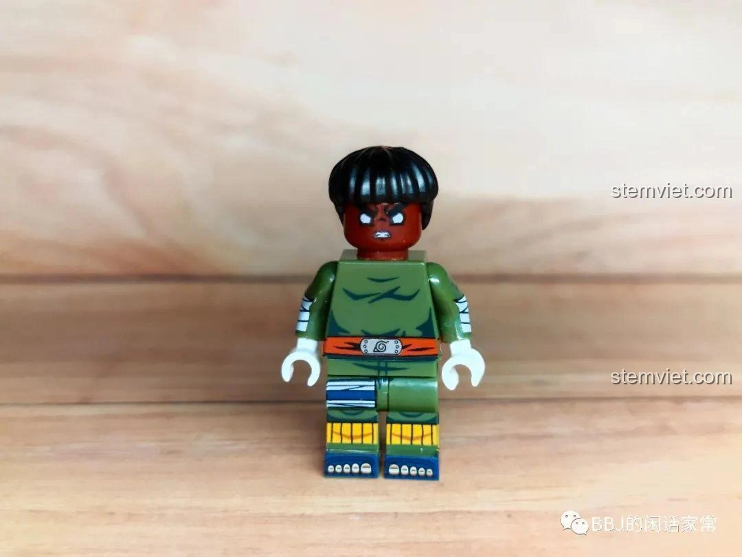 Minifigure Naruto Rock Lee WM2118 biểu cảm khai mở Ngũ Môn, đồ chơi mô hình Lý Lạc Khắc.