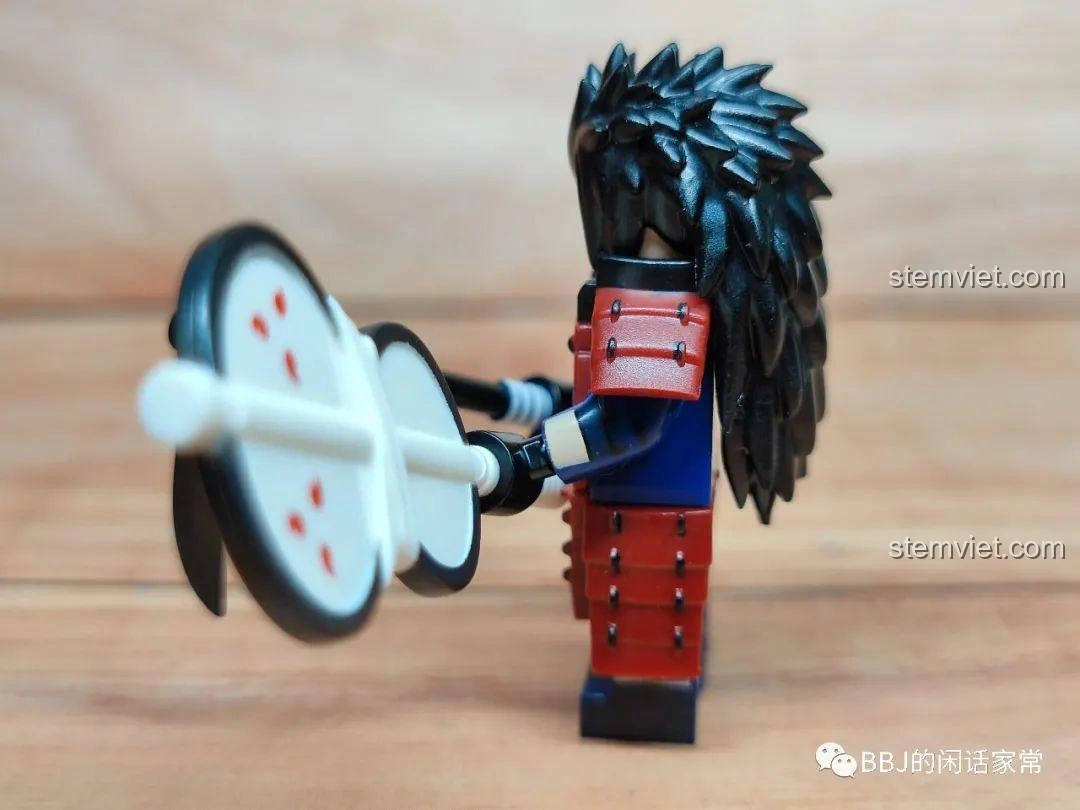 Chi tiết mảnh giáp Minifigure Naruto Uchiha Madara WM2121, độ linh hoạt.