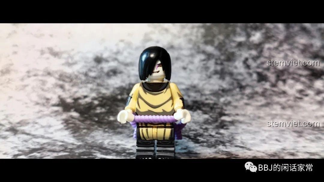 Minifigure Orochimaru trong bộ đồ chơi 8 Minifigure Nhân Vật Naruto WM6108 WM 6108 xịn giá rẻ.