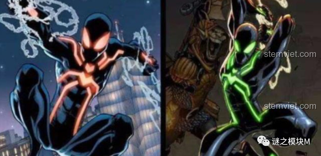 Minifigure Spider-Ham từ bộ lắp ráp Sách Người Nhện SY1461, mặt sau.