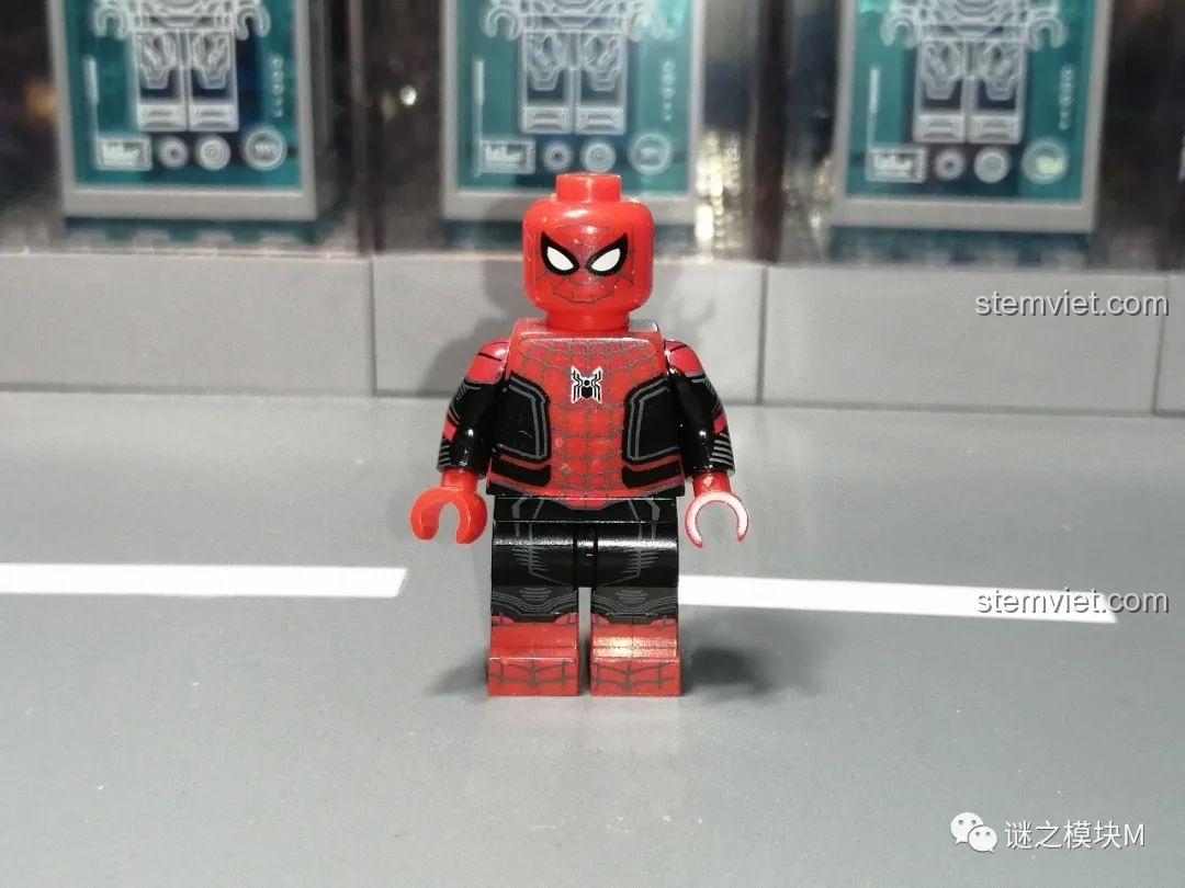 Minifigure Velocity Suit của Người Nhện, bộ giáp tốc độ cao, một thiết kế độc đáo trong bộ SY1461.