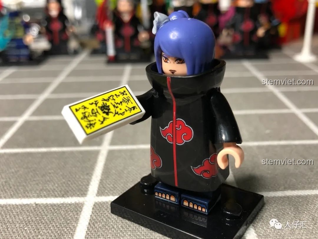 Mã QR để quét và tìm hiểu thêm về các sản phẩm minifigures Naruto Akatsuki WM.
