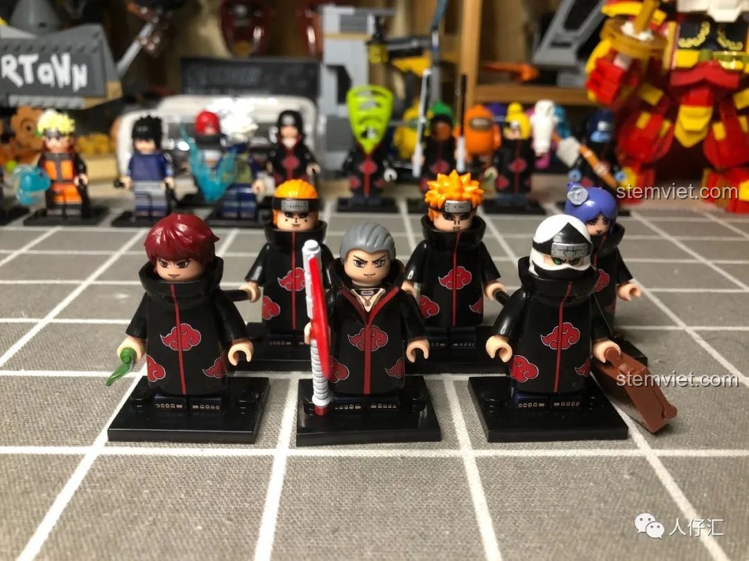 Mã QR để quét và tìm hiểu thêm về các sản phẩm minifigures Naruto Akatsuki WM.