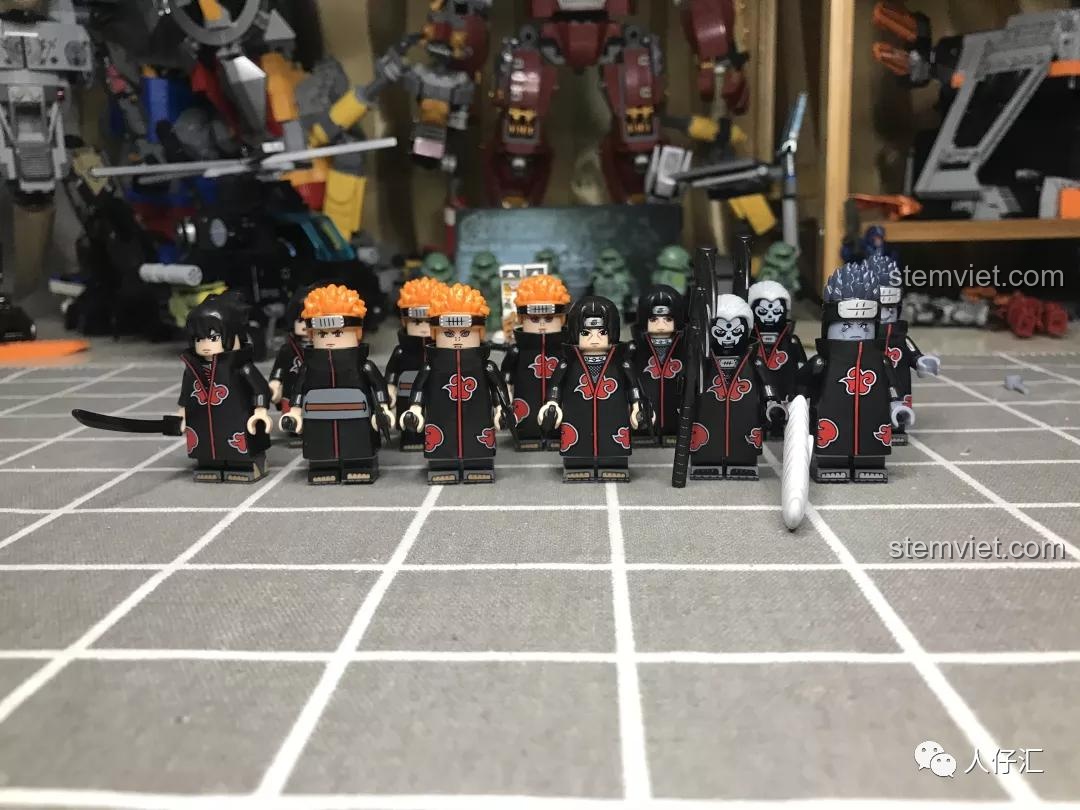 Mã QR để quét và tìm hiểu thêm về các sản phẩm minifigures Naruto Akatsuki WM.