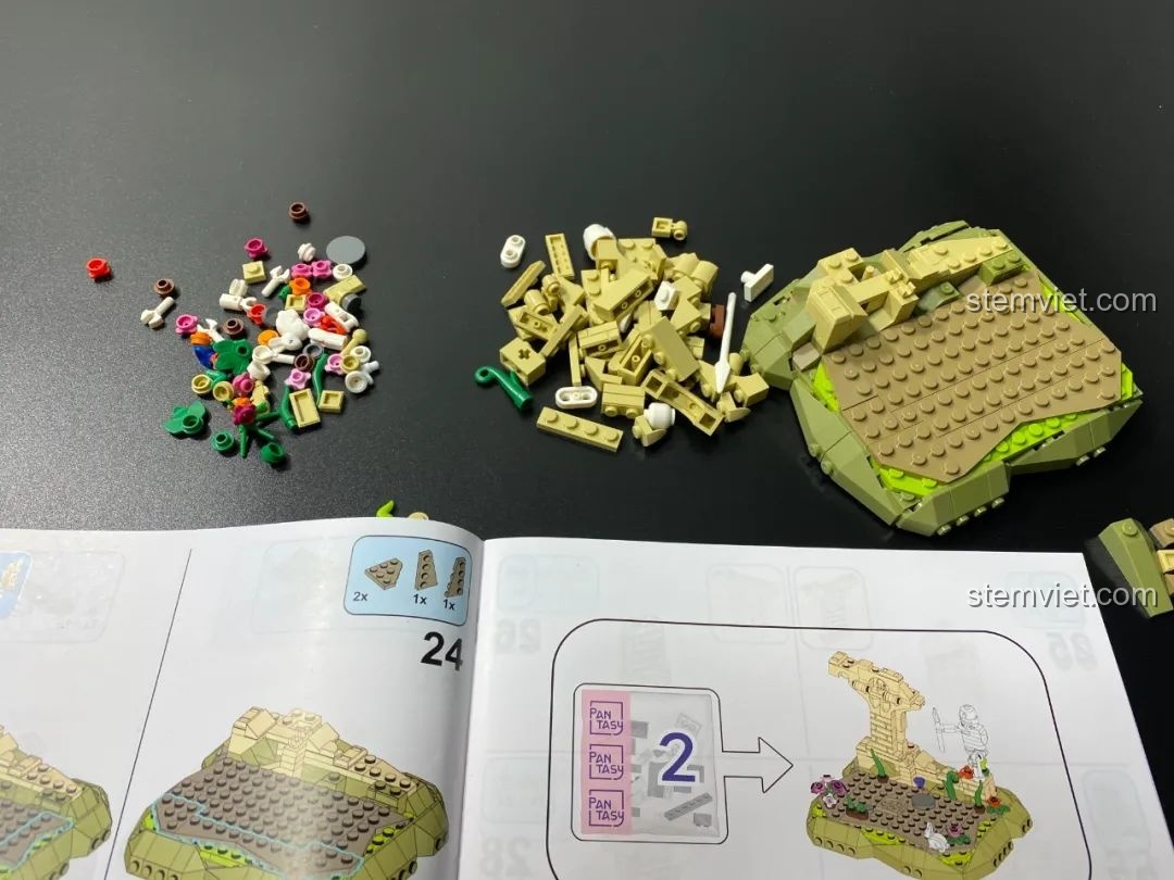 Tượng hiệp sĩ đồ chơi lắp ráp Pantasy 15003 Nàng Công Chúa Ốc Sên, minifigures bộ Pantasy