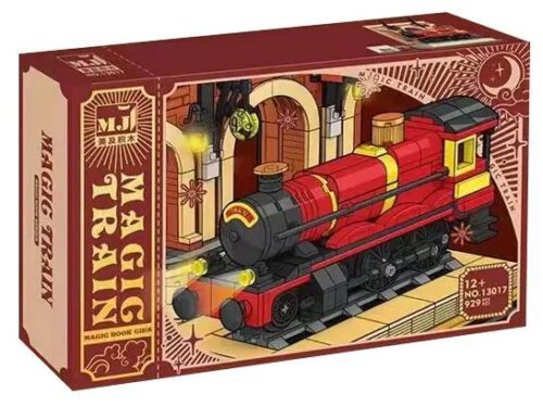 Hộp bộ lắp ghép Tàu Tốc Hành Hogwarts MJ 13017, đồ chơi mô hình 929 mảnh cho con trai 12 tuổi, giá rẻ.