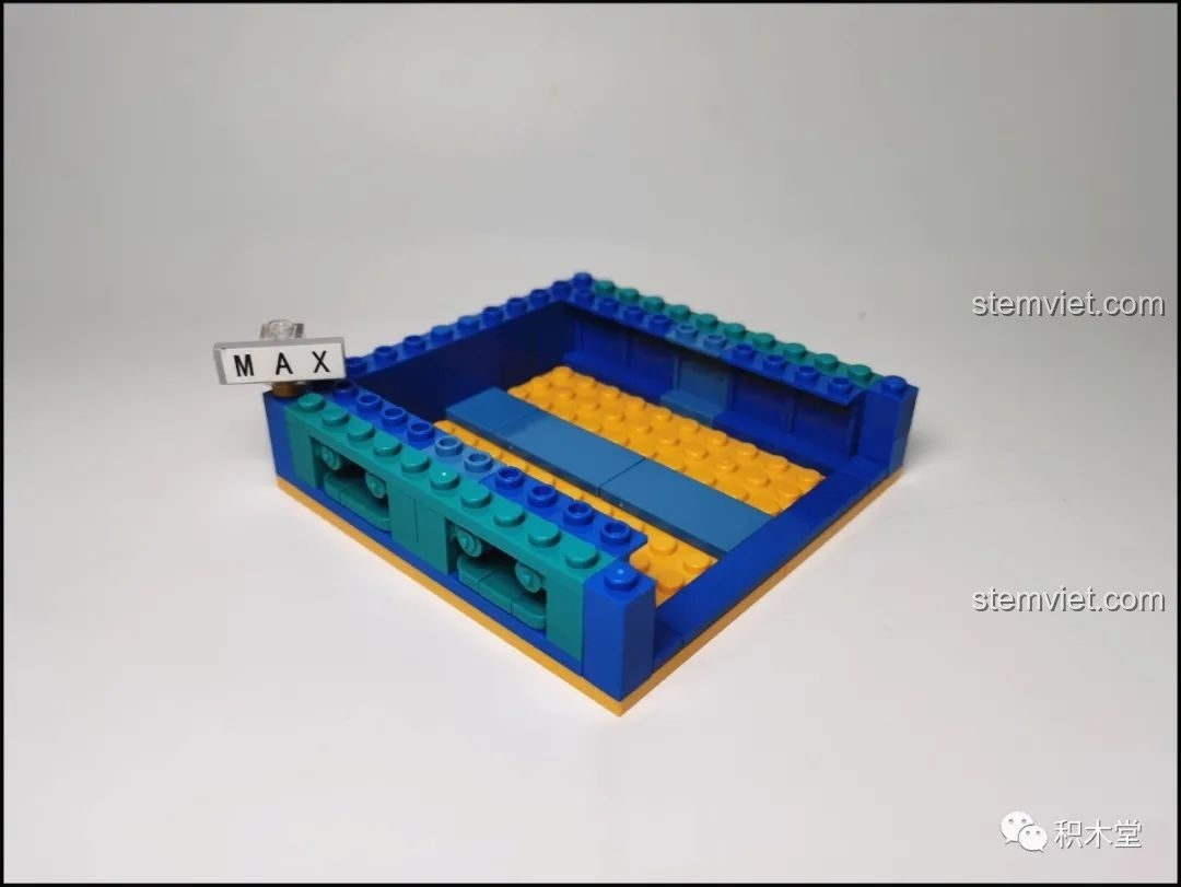 Mô hình Cảnh Đông đang hoàn thiện của bộ lắp ghép Wekki 506005 Vườn Thượng Uyển Bốn Mùa: Cảnh Đông