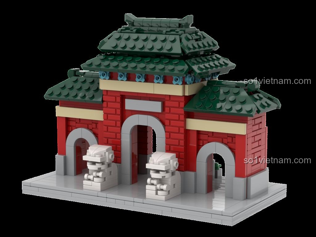 Cận cảnh bảng hiệu Cổng trường Trung học Chiêu Tấn về đêm