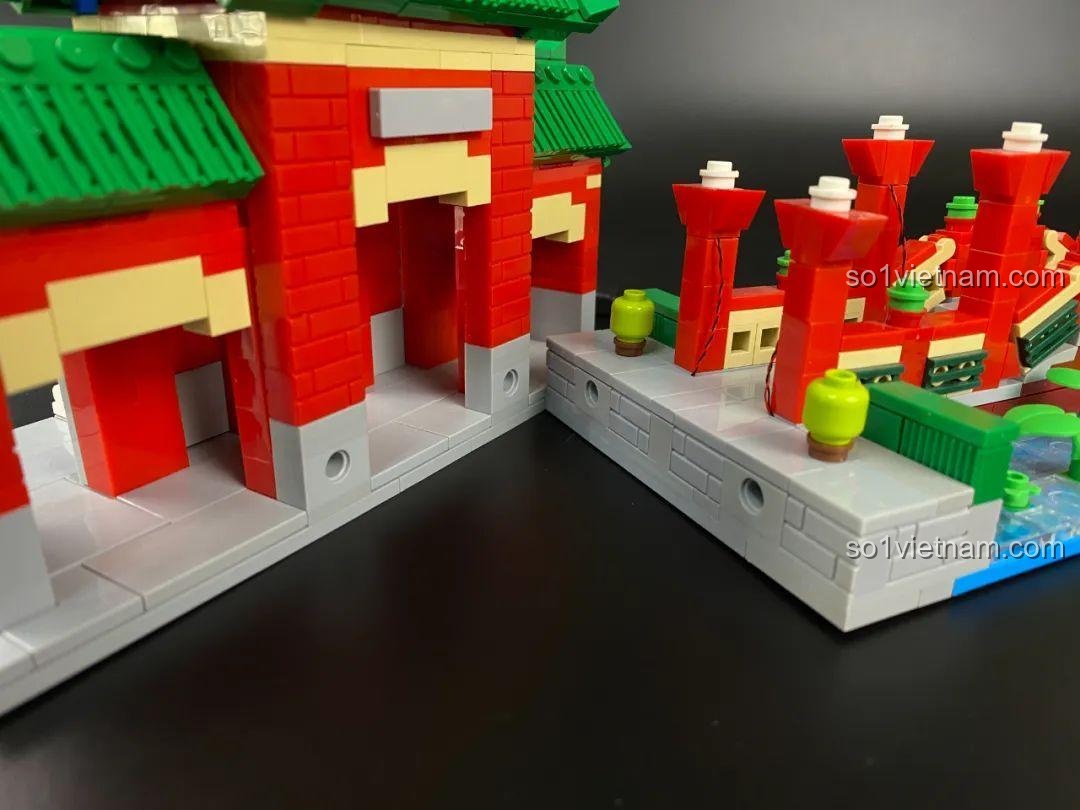 Cận cảnh các chi tiết kiến trúc của mô hình