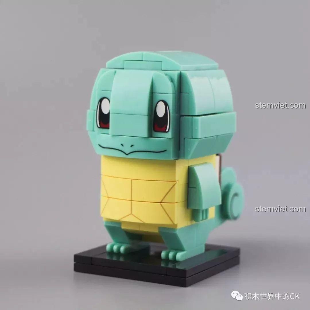 Mô hình lắp ráp Keeppley Squirtle A0106 hoàn thiện với vẻ ngoài đáng yêu và chiếc mai rùa đặc trưng.