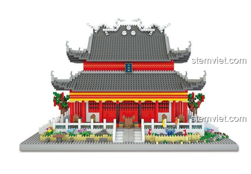Mô hình Nanjing Fuzimiao từ bộ lắp ghép Zhe Gao LZ8054