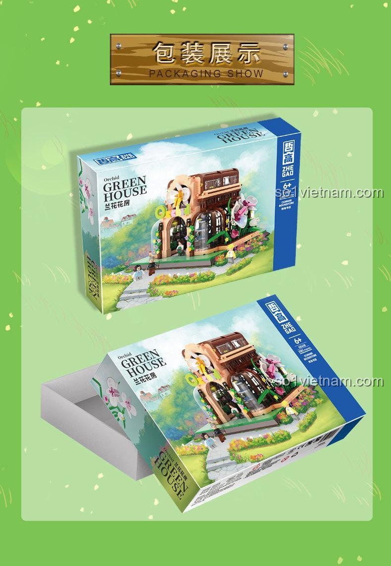 Vòi phun nước trong mô hình nhà kính hoa lan ZHEGAO 00419