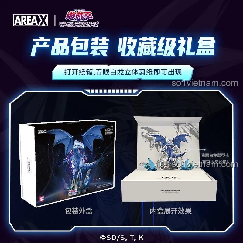 Mô hình Rồng Xanh Mắt Xanh AREA-X AB0004 lắp ráp chi tiết