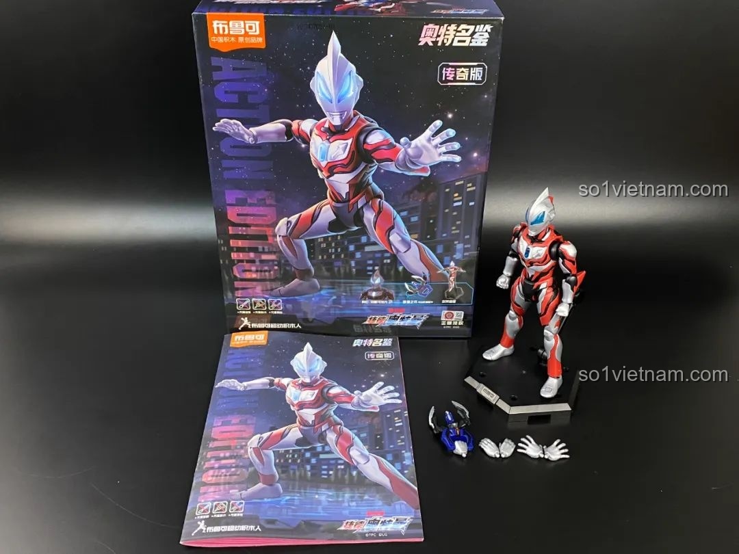 Mô hình lắp ráp Ultraman Geed BLOKEES hoàn thiện với đầy đủ các bộ phận