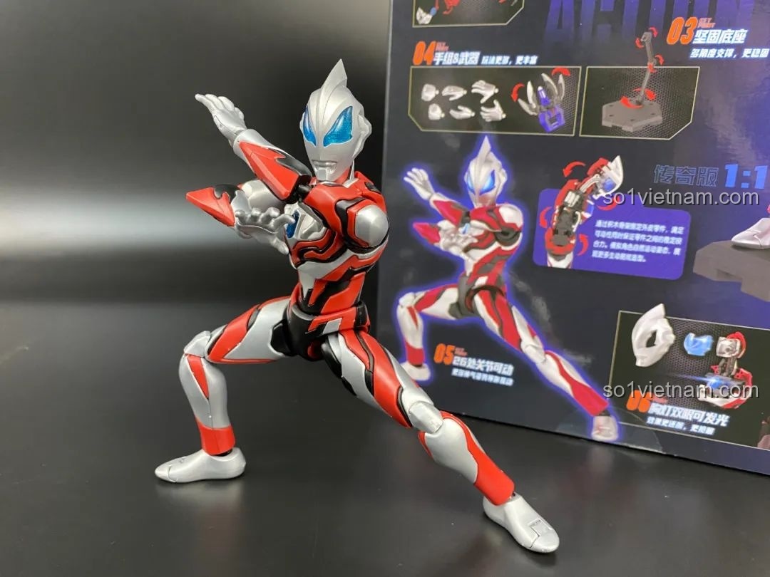 Mô hình lắp ráp Ultraman Geed BLOKEES hoàn thiện với đầy đủ các bộ phận