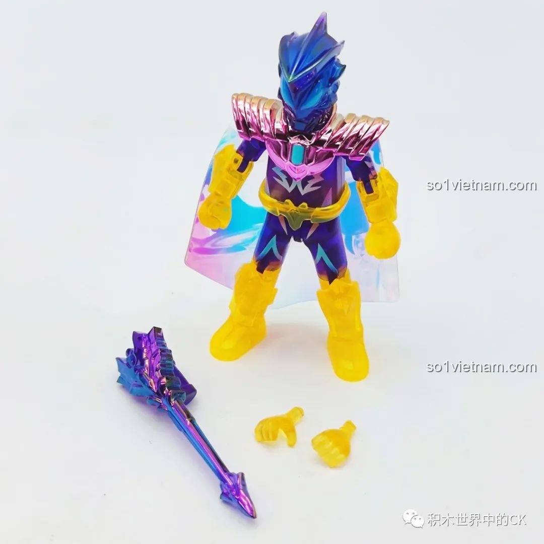 Mô hình Ultraman Geed Royal Mega Master BLOKEES GV-04 00 cầm vũ khí