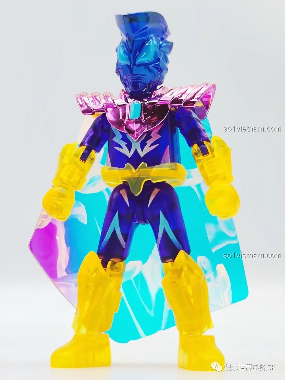 Mô hình Ultraman Geed Royal Mega Master BLOKEES GV-04 00 đã lắp ráp hoàn chỉnh