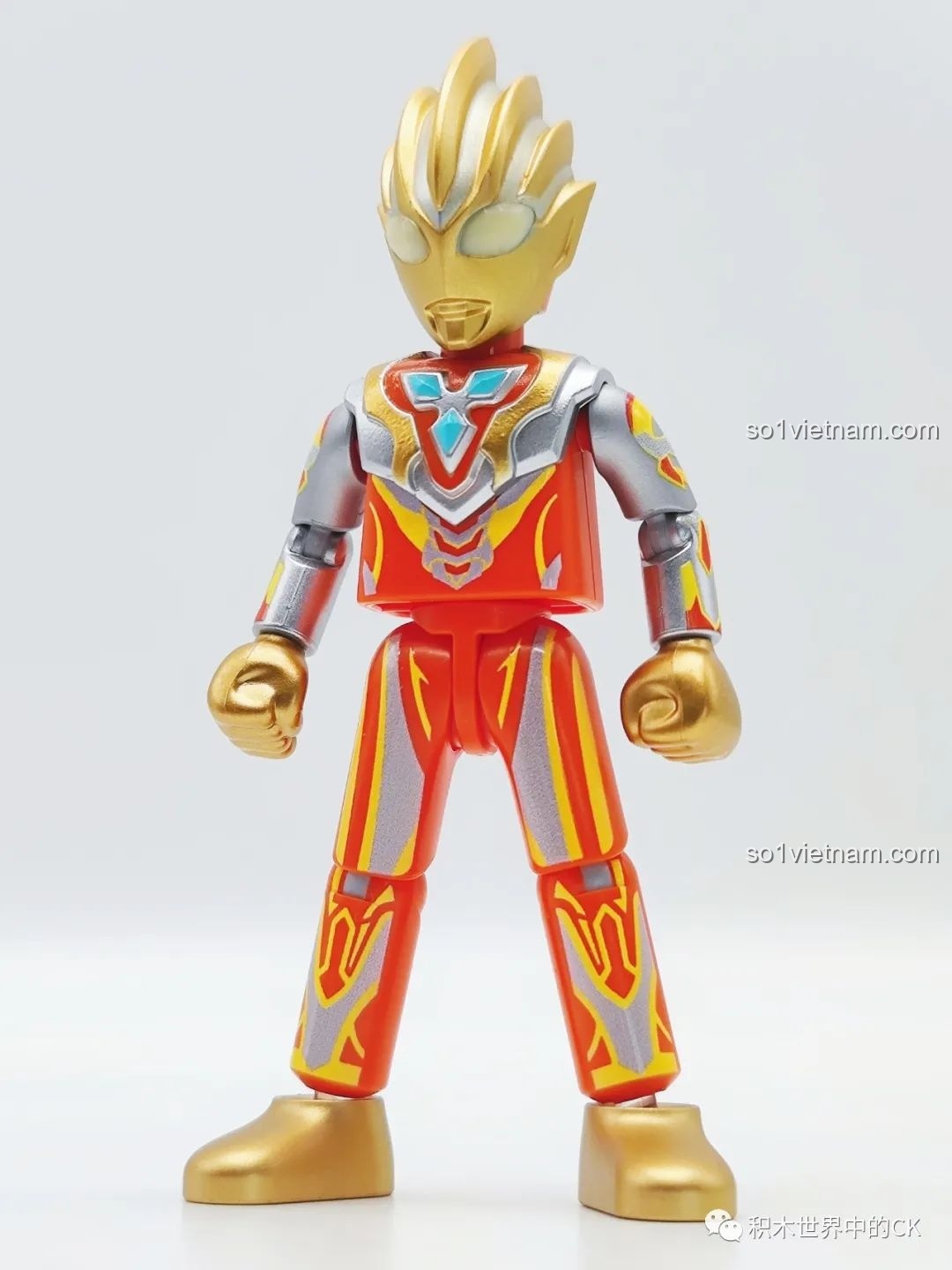 Mô hình Ultraman Trigger BLOKEES GV-02 05 đã lắp ráp hoàn chỉnh